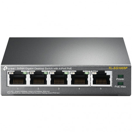 TP-LINK HUB SWITCH 5P G-LAN TL-SG1005P 4P POE