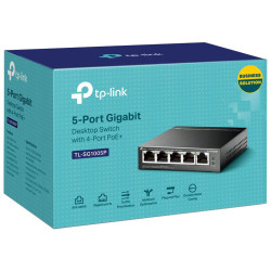 TP-LINK HUB SWITCH 5P G-LAN TL-SG1005P 4P POE