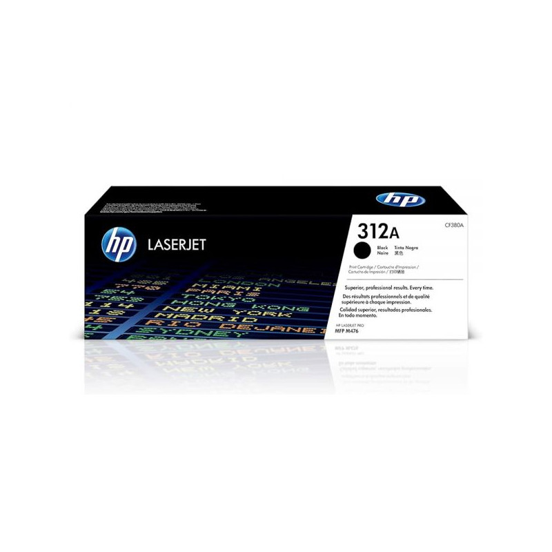 TONER HP CF380A (312A) NEGRO TONER HP CF380A (312A) NEGRO