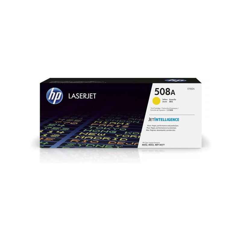 TONER HP CF362A (508A) AMARILLO M553DN TONER HP CF362A (508A) AMARILLO M553DN
