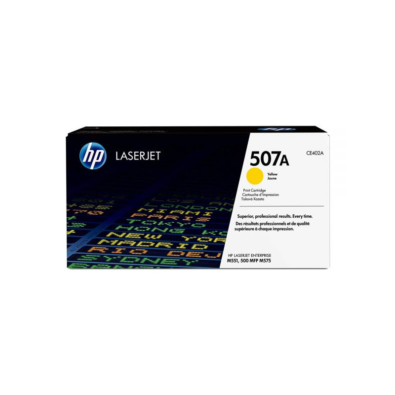 TONER HP CE402A 507A AMARILLO TONER HP CE402A 507A AMARILLO