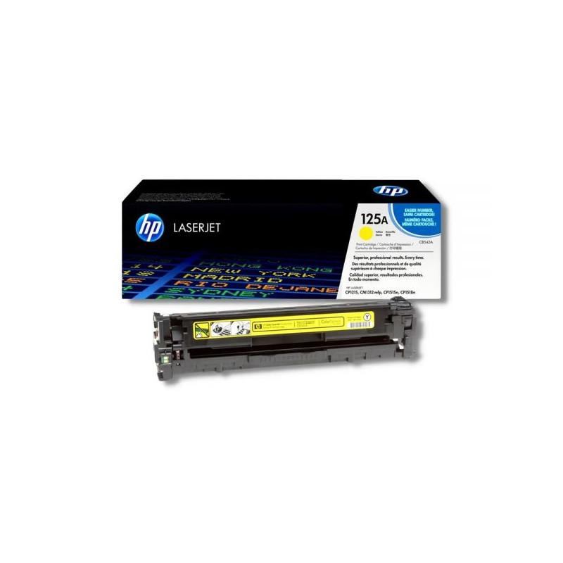 TONER HP CB542A (125A) AMARILLO