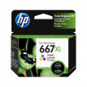 TINTA HP 3YM80AL 667XL COLOR (2375/2775)
