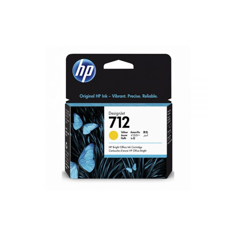TINTA HP 3ED69A 712 YELLOW 29ML T250