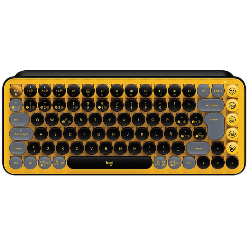 TECLADO LOGIT 920-010713 POP MECANICAL WIR NEG/AMA