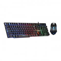 TECLADO KIT ARG-KB-2051BK ING