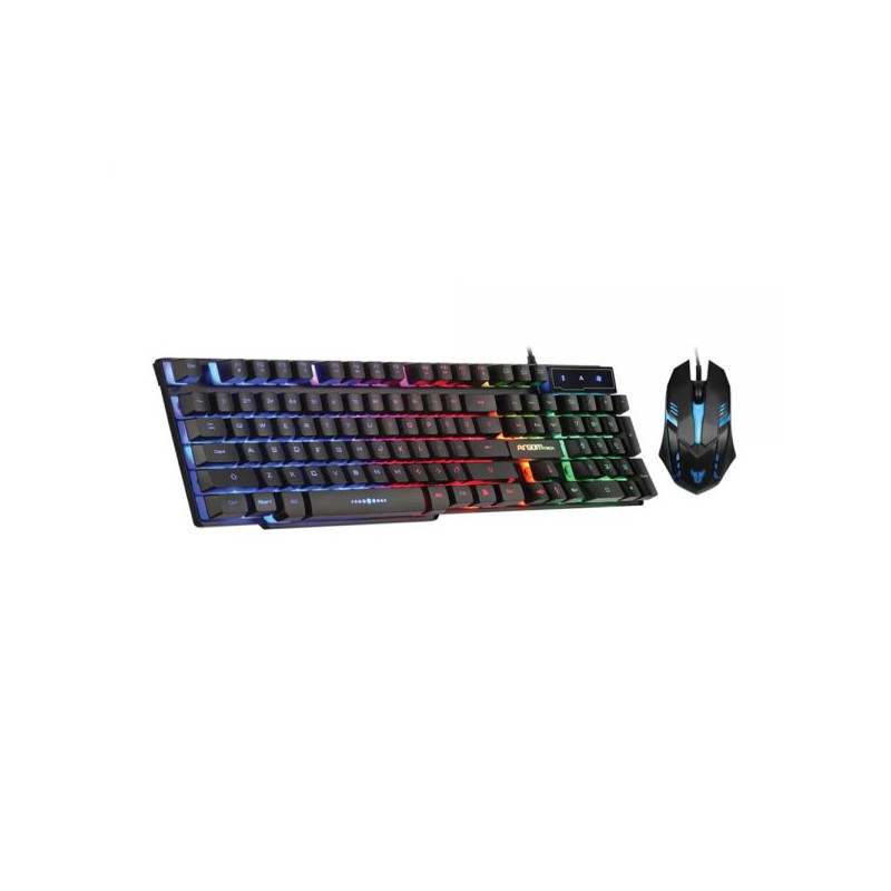 TECLADO KIT ARG-KB-2051BK ING