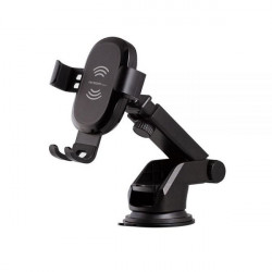 SOPORTE ARG-AC-0160BK P/CEL C/CARGADOR WIR (AUTO)