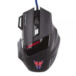 MOUSE ARGOM ARG-MS-2042BK MS42 GAMING NEG/ROJO