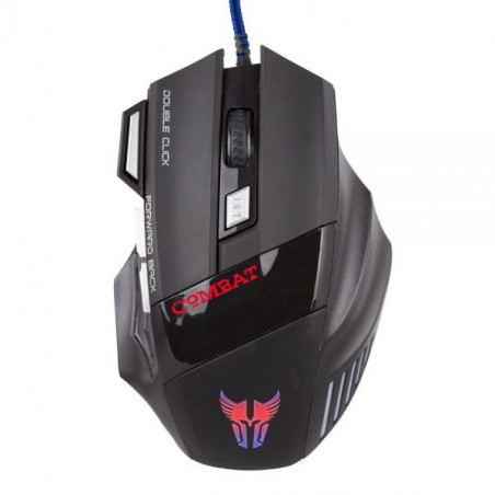MOUSE ARGOM ARG-MS-2042BK MS42 GAMING NEG/ROJO