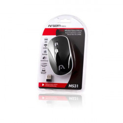 MOUSE ARGOM ARG-MS-0031BK WIR NEGRO