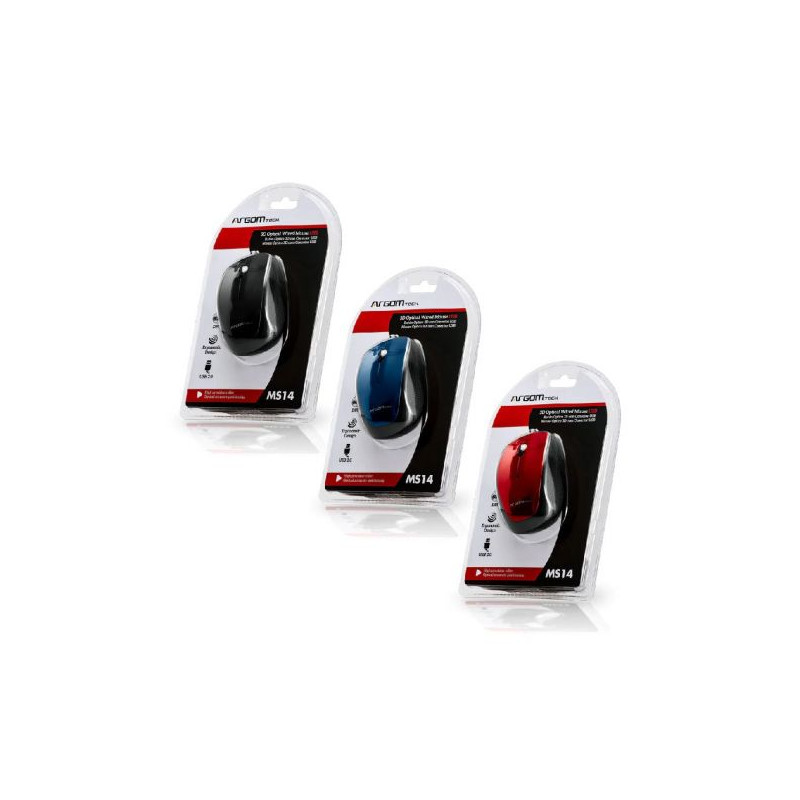 MOUSE ARGOM ARG-MS-0014R ROJO MOUSE ARGOM ARG-MS-0014R ROJO