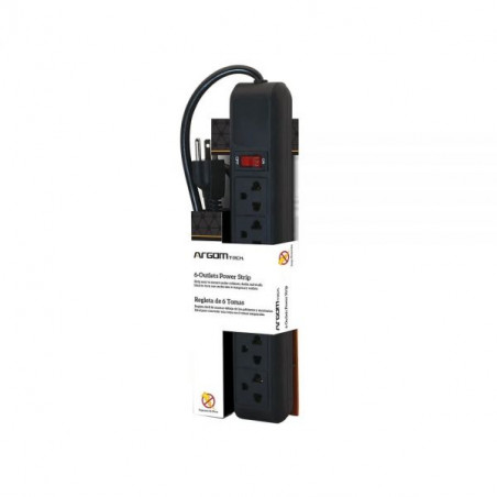FILTRO DE LINEA ARG-AC-0252BK 6 TOMAS