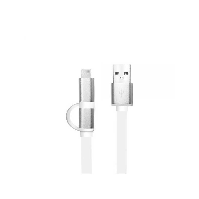 CABLE ARG-CB-0058 LIGHTNING + MICRO USB 2.0 CABLE ARG-CB-0058 LIGHTNING + MICRO USB 2.0