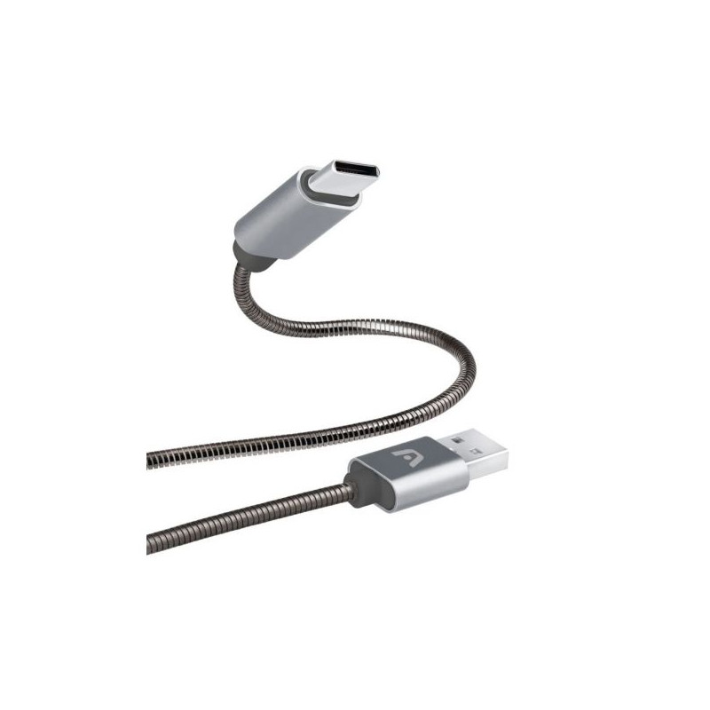 CABLE ARG-CB-0028GR TIPO C TO USB 1M. GRIS