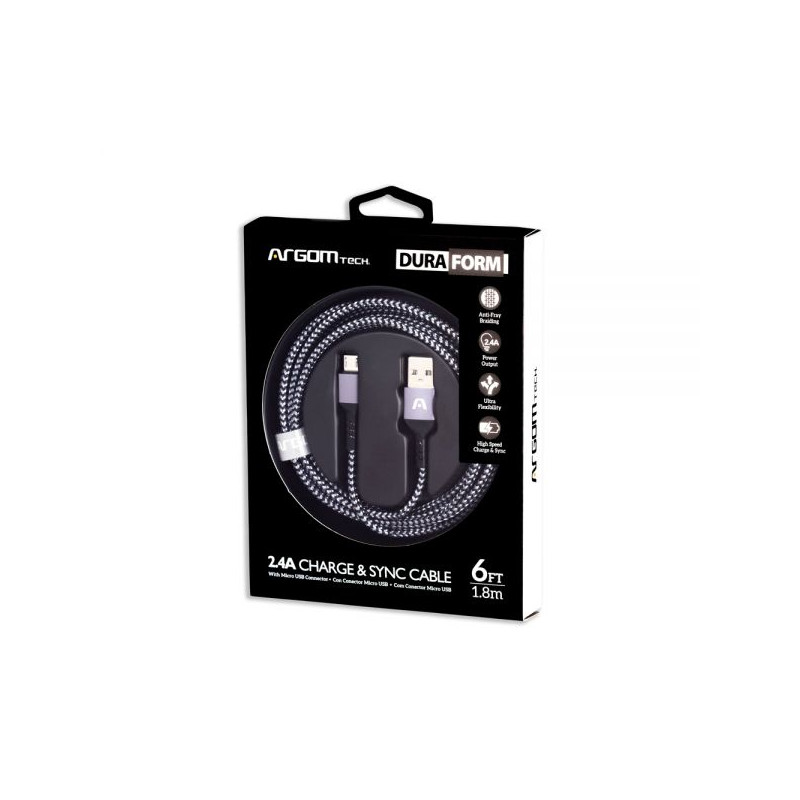 CABLE ARG-CB-0021BK MICRO USB TO USB 1.8M NEGRO CABLE ARG-CB-0021BK MICRO USB TO USB 1.8M NEGRO