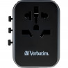 ADAPTADOR VERB UNIV TRAVEL UTA-03 CON 3 X USB-C