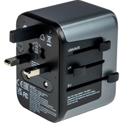 ADAPTADOR VERB UNIV TRAVEL UTA-03 CON 3 X USB-C