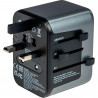 ADAPTADOR VERB UNIV TRAVEL UTA-03 CON 3 X USB-C