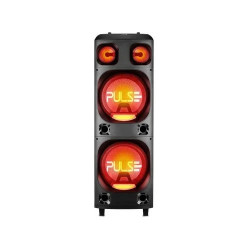 PARLANTE 2200W PULSE TORRE DOUBLE 12" BT/AUX/USB/FM/LED SP500 MULTI