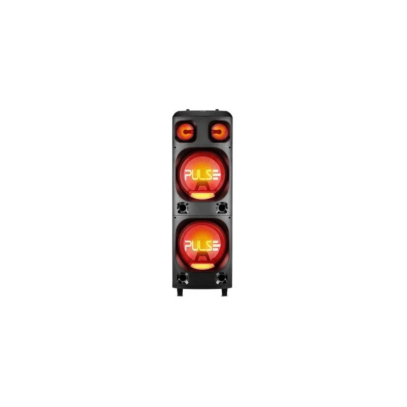 PARLANTE 2200W PULSE TORRE DOUBLE 12" BT/AUX/USB/FM/LED SP500 MULTI