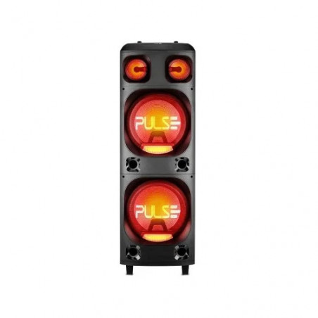 PARLANTE 2200W PULSE TORRE DOUBLE 12" BT/AUX/USB/FM/LED SP500 MULTI