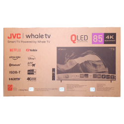 TV 85" JVC LT-85NQ7165U 4K UHD/QLED/OPT/DIG/BT/3HDMI/2USB/RED/WHALE