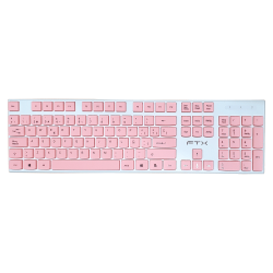 TECLADO+MOUSE WIR FTXGK600 NUM/ESP/BLA-ROSA 099659