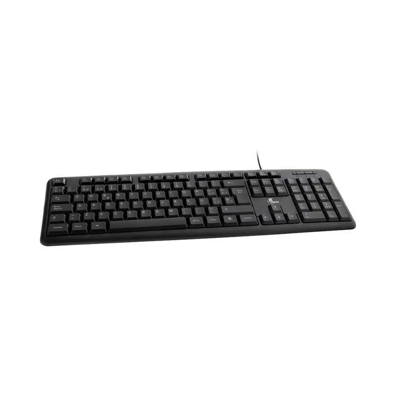 TECLADO USB XTECH XTK-092S ESP/NEGRO