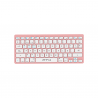 TECLADO BT FTXB1000 ULTRA SLIM ESP/ROSA 099536