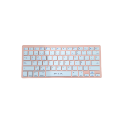 TECLADO BT FTXB1000 ULTRA SLIM ESP/ROSA 099536