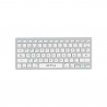 TECLADO BT FTXB1000 ULTRA SLIM ESP/PLATA 099512