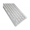 TECLADO BT FTXB1000 ULTRA SLIM ESP/PLATA 099512