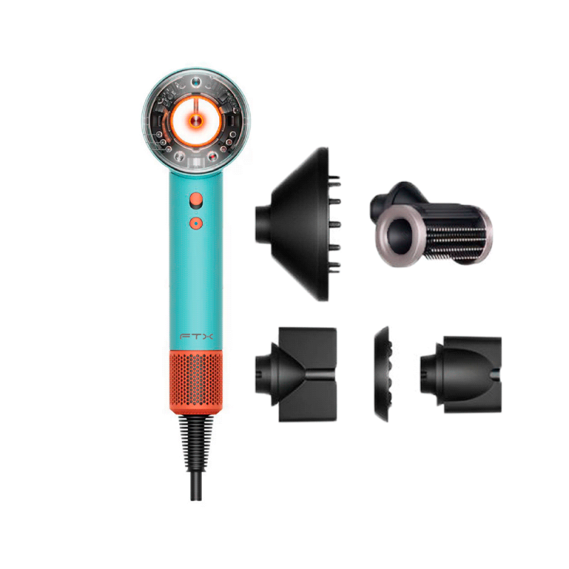 SECADOR DE CABELLO FTX SUPERSONIC NURAL 1600W 220V TURQUESA 128199