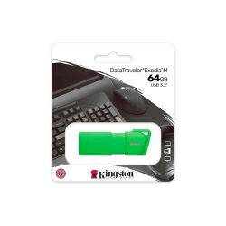 PEN KINGSTON  64GB KC-U2L64-7LG USB-A DATATRAVELER EXODIA M VERDE