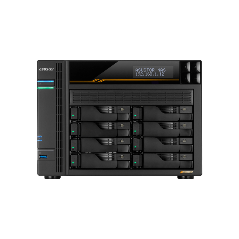 NAS ASUSTOR AS6808T QC 2.3/8BAY/16G/4-GBLAN/4 M.2/2USB4/3USB3.2