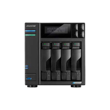 NAS ASUSTOR AS6704T V2 QC 2.0/4BAY/4G/4 M.2/2-GBLAN/HDMI/2USB3.2