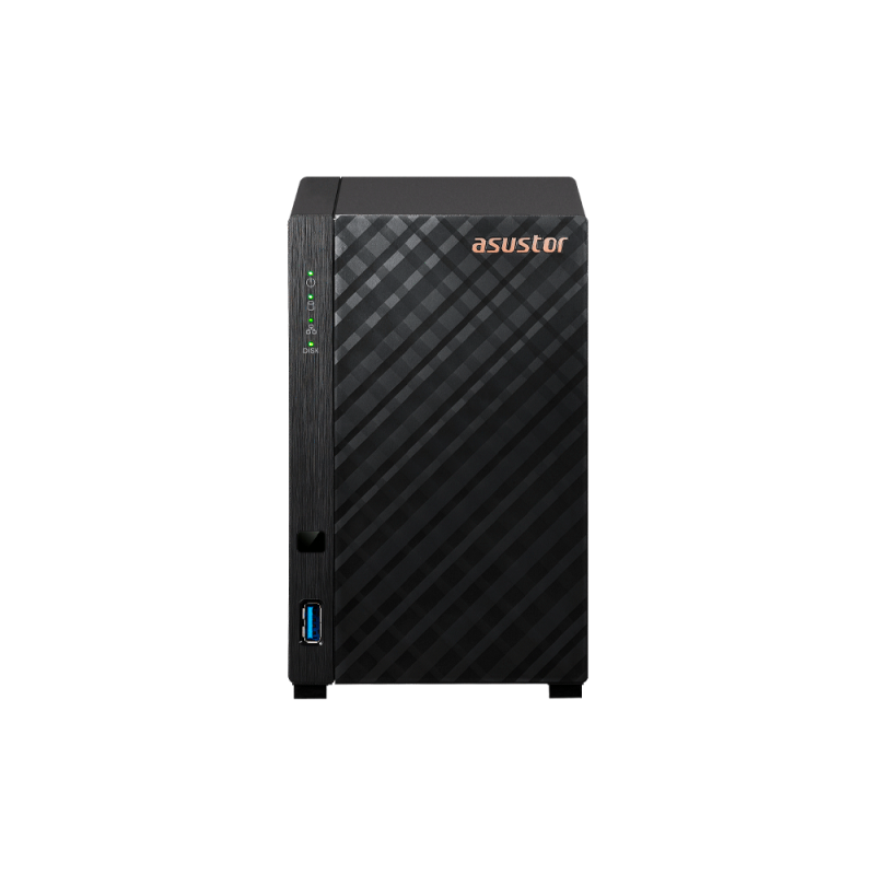 NAS ASUSTOR AS1202T QC 1.7/2BAY/1G/2.5GBLAN/3USB3.2