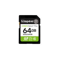 MEM SD KINGSTON  64GB SDS3/64GB 100 CANVAS SELECT PLUS SDXC CLASS 10