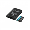 MEM MICRO SD KINGSTON  64GB SDCG4/64GB 200/100 CANVAS GO PLUS C/ADAP