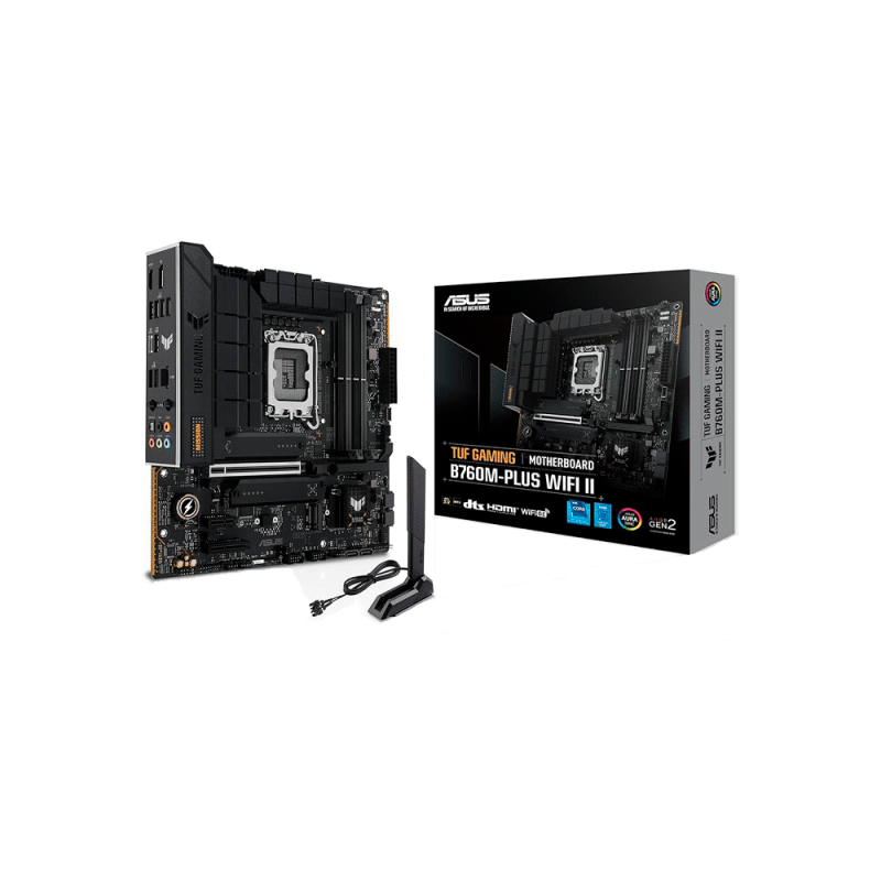 MB 1700 B760M-PLUS WIFI II TUF GAMING DDR5 ASUS S/R/HDMI/DP/3M2/USB/