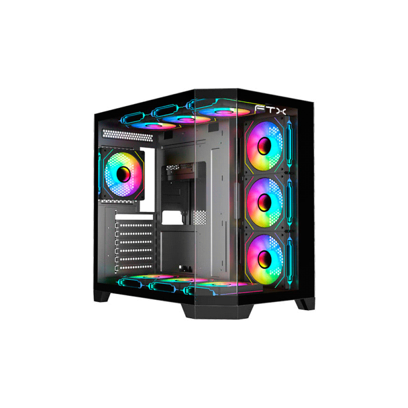 GAB GAMER FTX-TANKBK VIDRIO TEMP AQUARIO ATX/MATX/MITX NEGRO 121046