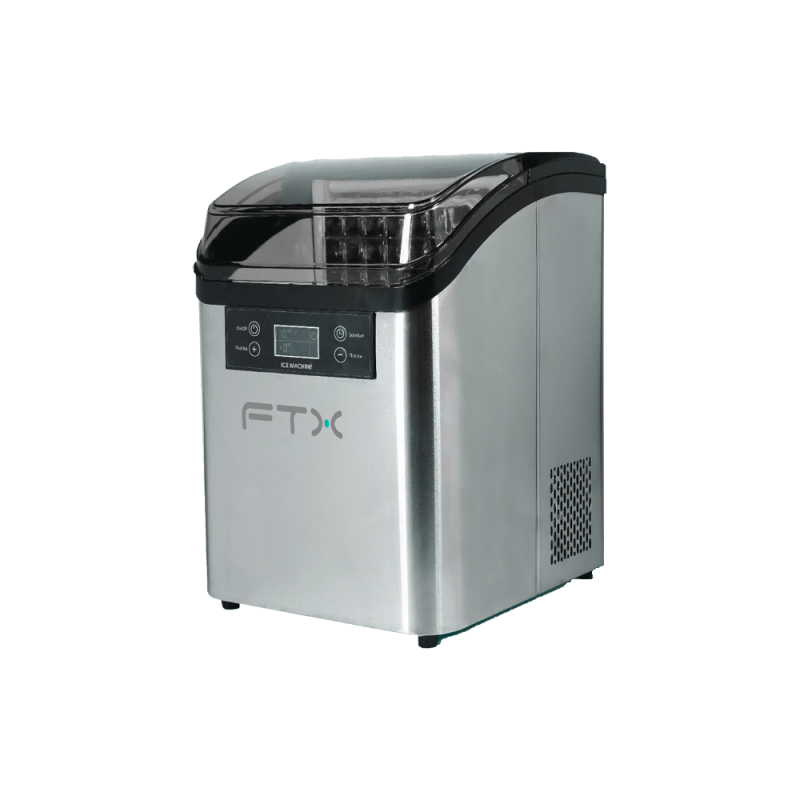 FABRICADORA DE HIELO FTX 180W 220V 2.5L/20KG ACERO INOX IM-08
