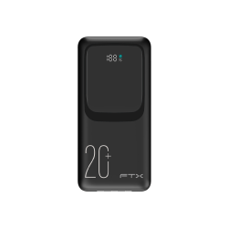 CARG PORTATIL FTX 20000MAH 22.5W PB-20LCD-BK POWER BANK NEGRO C/CAB IN