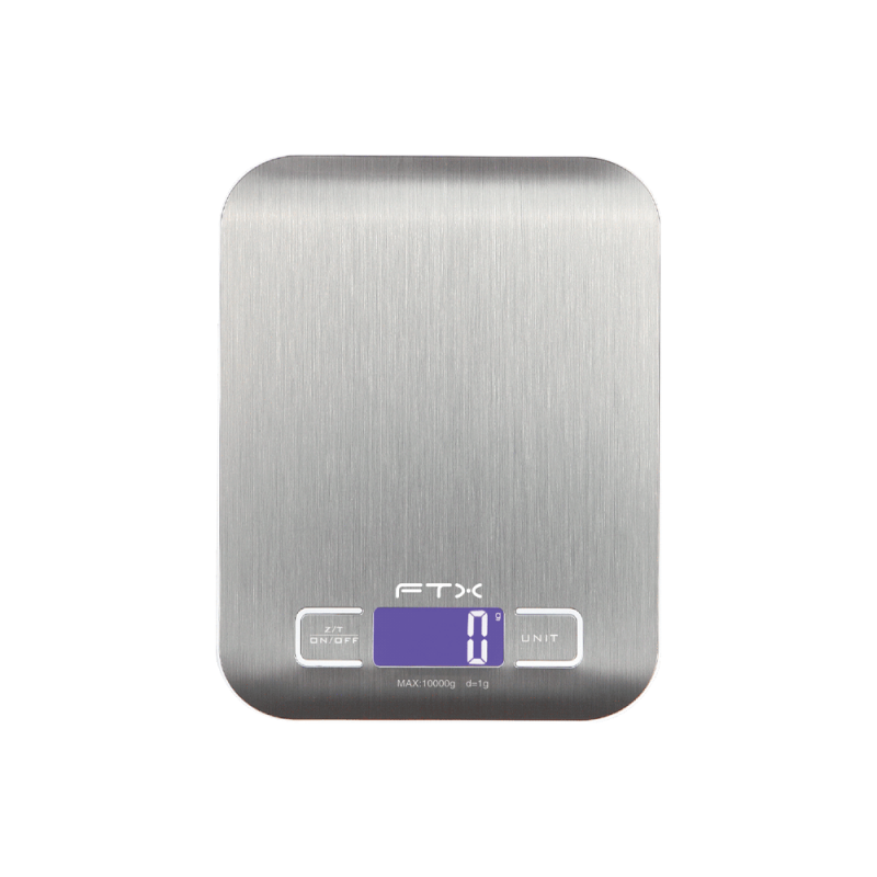 BALANZA DE COCINA FTX DIGITAL PLANA 10KG GRIS KS-101
