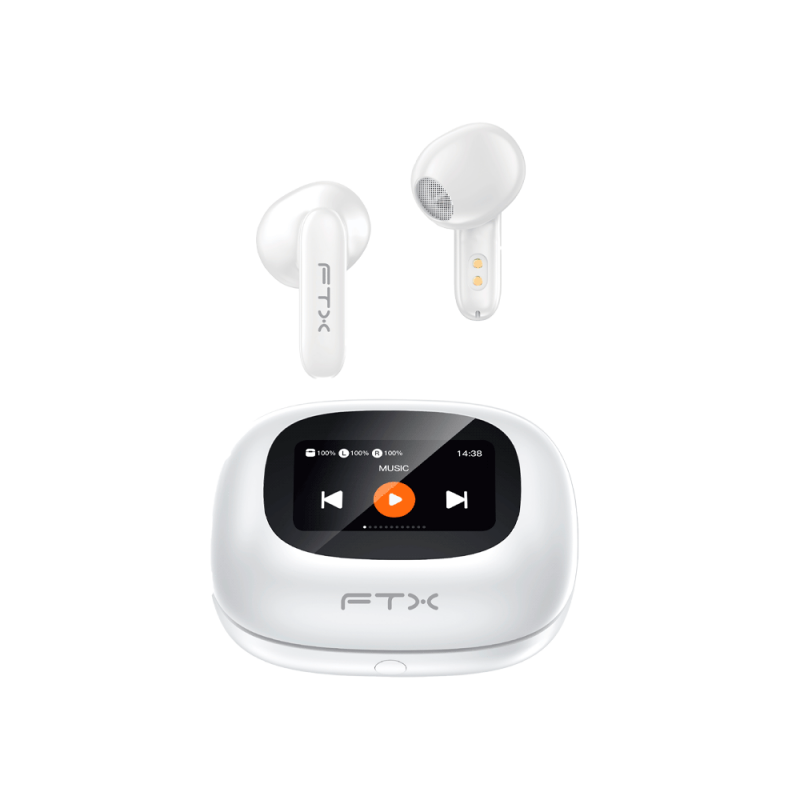 AURI EARPHONE FTX E97L-WH BT/MIC/TOUCH/IPX6 BLANCO C/PANT LED 124719