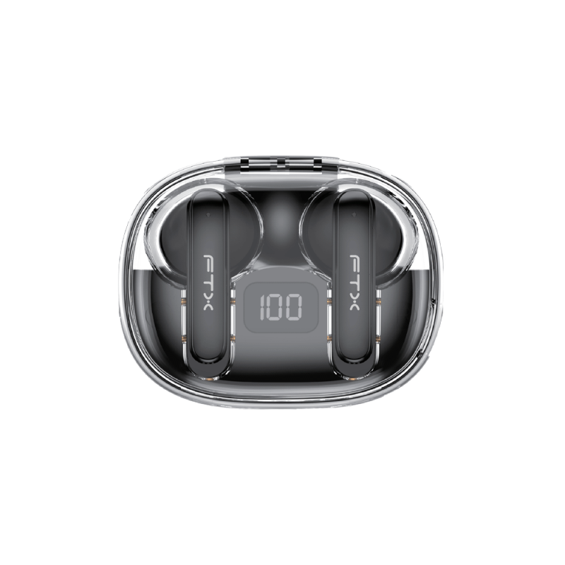 AURI EARPHONE FTX E80-BK BT/MIC/ENC/TOUCH/IPX6 NEGRO 124603