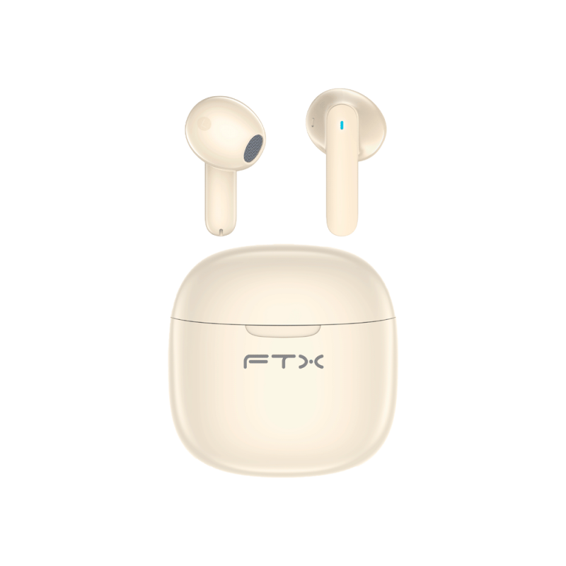 AURI EARPHONE FTX E68-BG BT/MIC/ENC/TOUCH/IPX6 BEIGE 124597