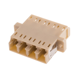 ADAPTADOR FIBRA O. DUPLEX LC MM OM3 AMP