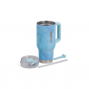 VASO TERM IGLOO  950ML SSTL TRVL MUG ICE DYE C/PAJITA AZUL 4P 71309